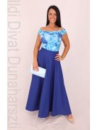 Mystic Day Királykék Mintás Ujjatlan Tímea Felső