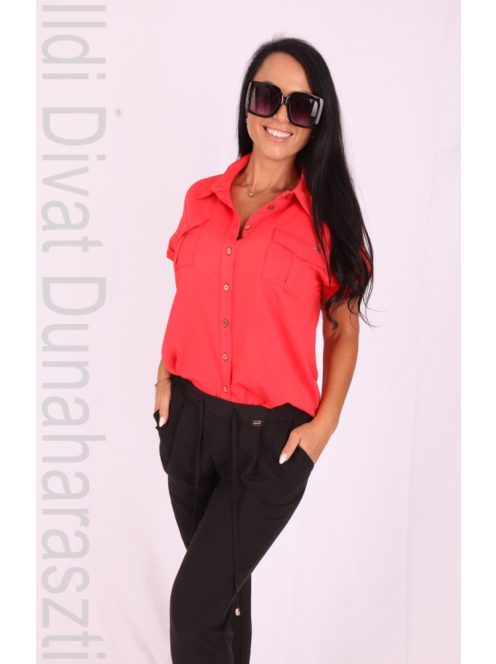 Mystic Day Piros Lilirózsa Blúz