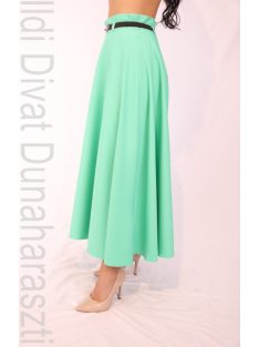 Mystic Day Zöld Öves Midi Szoknya