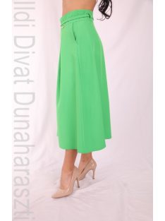 Mystic Day Zöld Zsebes Midi Szoknya