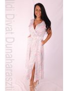 Mystic Day Rózsaszín-Türkiz Mintás Gréta Ruha