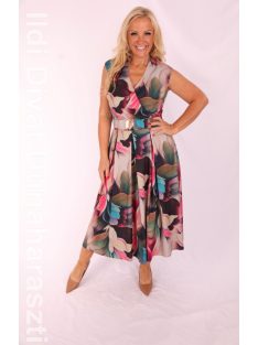 Mystic Day Zöld Virágmintás Marina Ruha