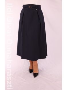 Mystic Day Sötétkék Zsebes Midi Szoknya