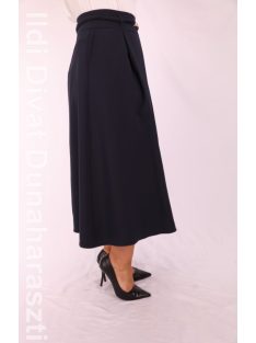 Mystic Day Sötétkék Zsebes Midi Szoknya