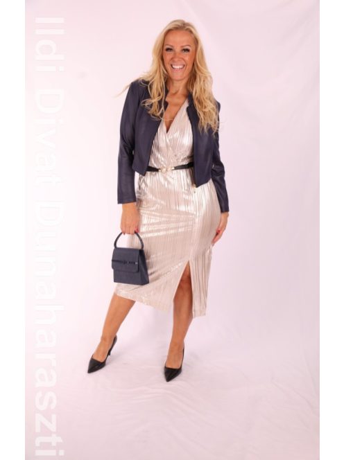 Mystic Day Sötékék Műbőr Samanta Blézer