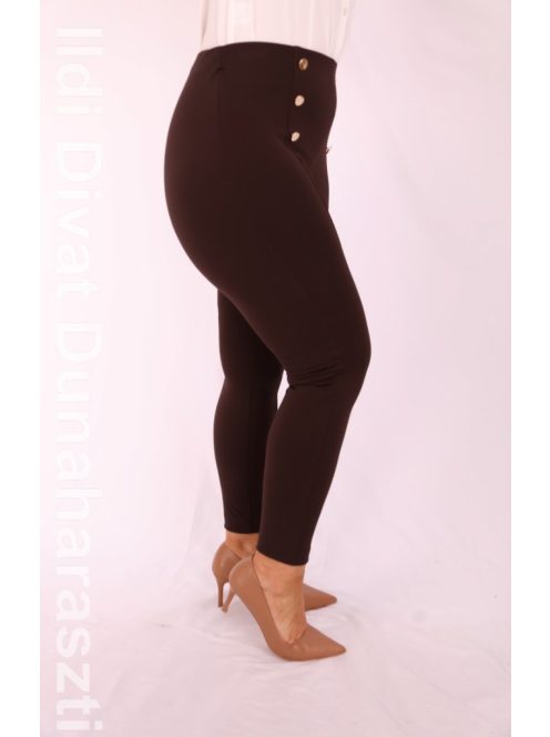 Mystic Day Csokibarna 6 Gombos Nadrág