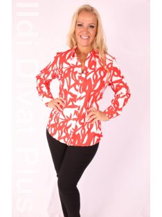 Mystic Day Piros-Ekrü Csillagvirág Ing