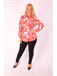 Mystic Day Piros-Ekrü Csillagvirág Ing