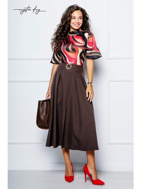 Mystic Day Csokibarna Frézia Szoknya