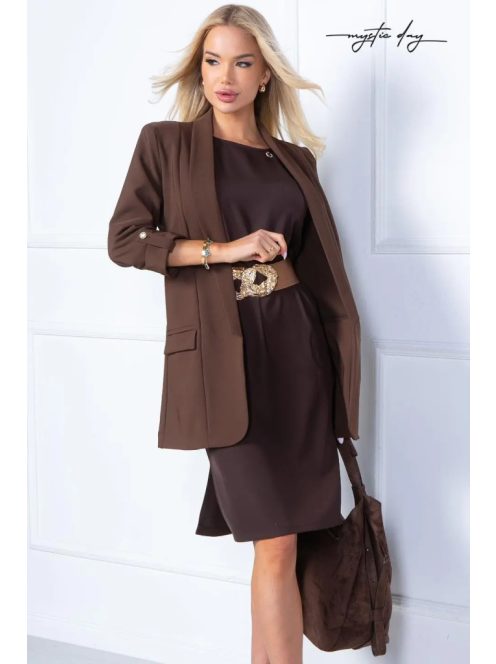 Mystic Day Csokibarna Liza Blézer