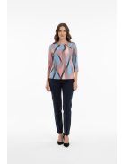 Mystic Day Kék-Púder Mintás Heidi Felső