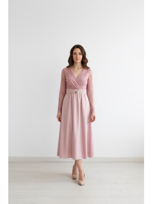 Mystic Day Mályva Csipkés Ricadonna Ruha