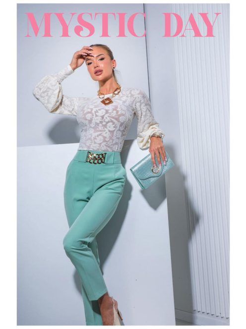 Mystic Day Ekrü Raglán Buggyos Ujjú Felső-L