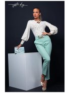 Mystic Day Ekrü Raglán Buggyos Ujjú Felső