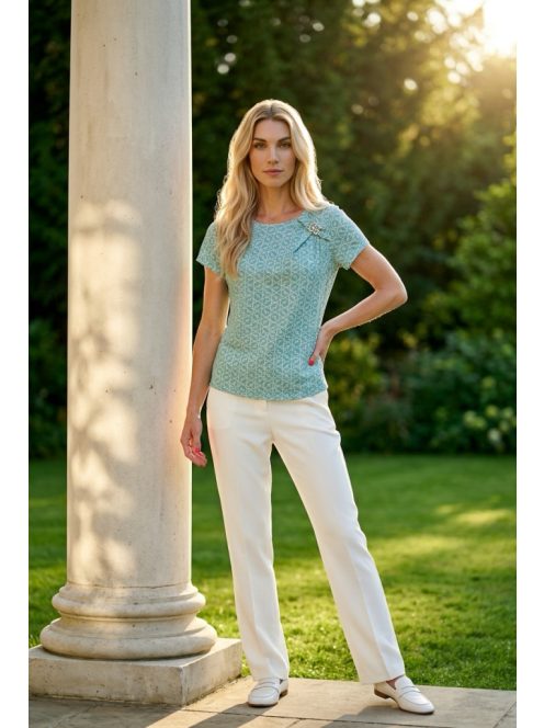 Mystic Day Menta-Fehér Heidi Felső