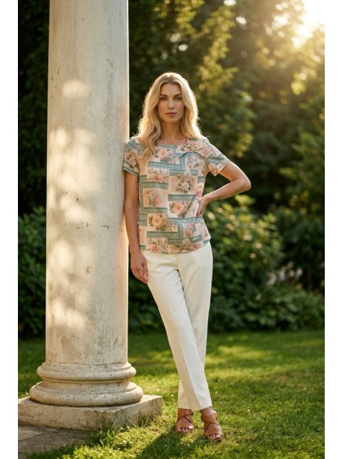 Mystic Day Menta-Púder Virágos Heidi Felső