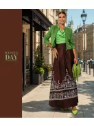 Mystic Day Barna Mintás Karolina Szoknya