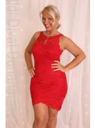 Mystic Day Piros Csipkés Hajni Ruha