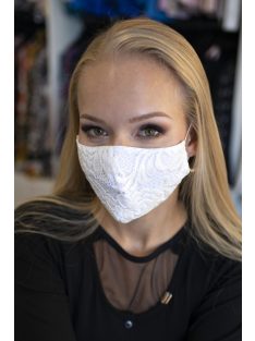 Mystic Day Fehér csipkés maszk