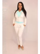 Mystic Day Ekrü Rövid Linett Blézer