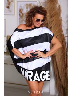 Mirage Fashion Anasztázia Fekete-Fehér Tunika