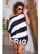 Mirage Fashion Anasztázia Fekete-Fehér Tunika