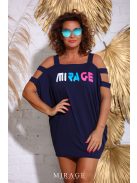 Mirage Fashion Cikkcakk Sötétkék Tunika
