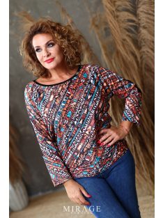 Mirage Fashion Moira Indián Mintás Felső