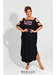 Mirage Fashion Ico Fekete Maxi Ruha