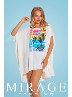 Mirage Fashion Bella Fehér Mintás Tunika