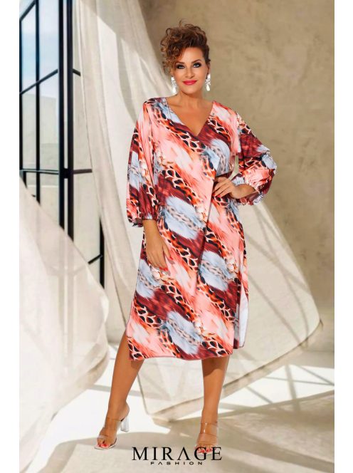 Mirage Fashion Emma Ocelot Mintás Ruha