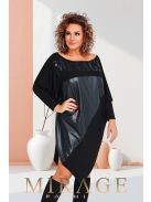 Mirage-Fashion Nefertiti Fekete Fekete Tunika