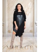 Mirage-Fashion Nefertiti Fekete Fekete Tunika