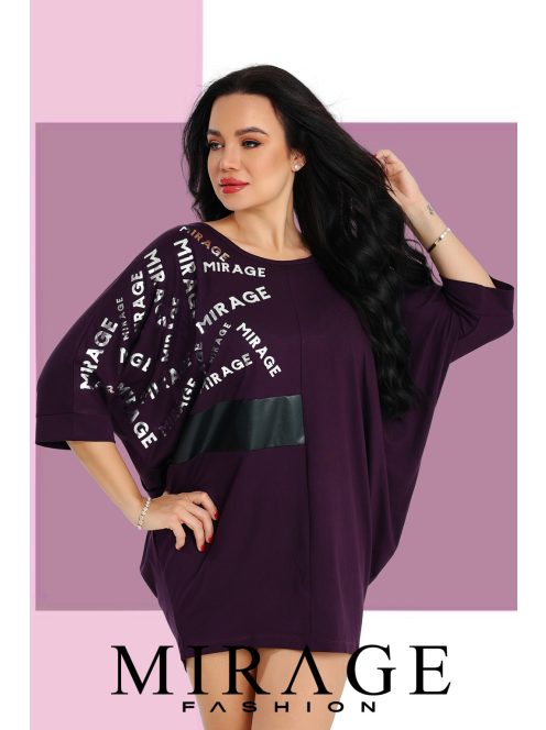 Mirage Fashion Mirtusz Lila -Ezüst Tunika
