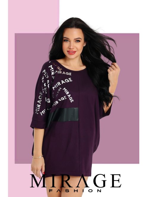 Mirage Fashion Mirtusz Lila -Ezüst Tunika