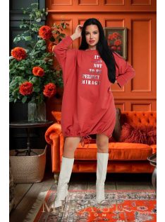 Mirage-Fashion Agerol Tégla-Írásos Tunika