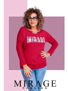 Mirage-Fashion Angéla Bordó-Ezüst Felső