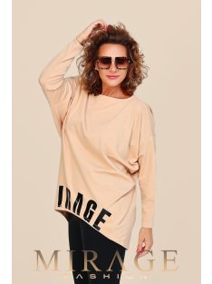 Mirage-Fashion Barbaros Beige-Fekete Tunika