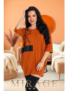 Mirage Fashion Mirtusz Barna-Metal Tunika