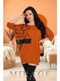 Mirage Fashion Mirtusz Barna-Metal Tunika