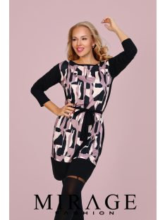Mirage Fashion Suzy Fekete-Mintás Tunika