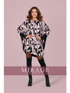 Mirage Fashion Noha Fekete-Mintás Tunika