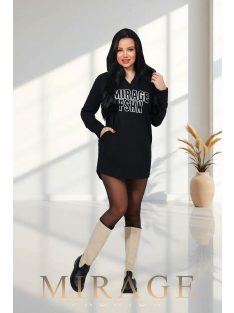 Mirage Fashion Unique Fekete-Ezüst Tunika