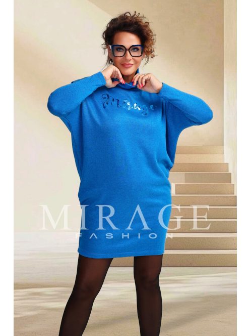 Mirage Fashion Bergerott Királykék Kötött Tunika