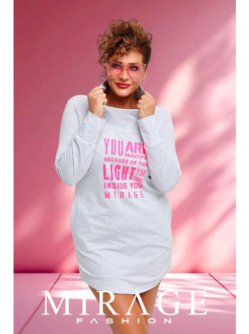 Mirage Fashion Mary Szürke Futter Tunika