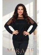 Mirage Fashion Enjoy Fekete-Csillogós Felső