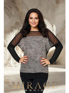 Mirage Fashion Enjoy Fekete-Arany Felső