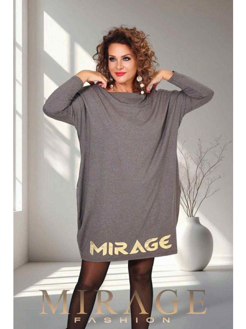 Mirage Fashion Bettani Melírbarna Tunika