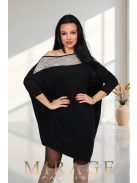 Mirage Fashion Song Fekete-Csipkés Tunika