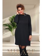 Mirage Fashion Siny Fekete Kötött Ruha